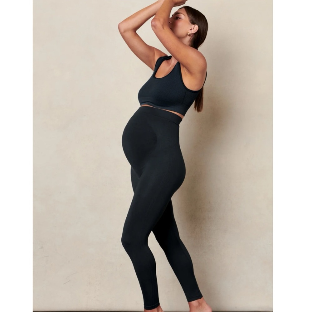 Blanqi Black Maternity Leggings Large